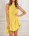 Gyneth - Stylish Halter Neck Dress