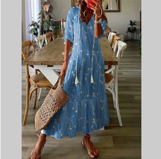 Dianna - Bohemian-Inspired Tummy-Covering Dress