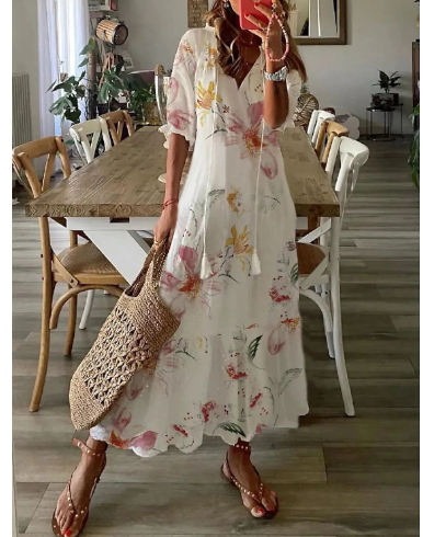 Dianna - Bohemian-Inspired Tummy-Covering Dress