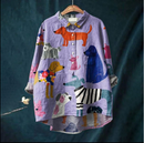 Isabella - Premium Women's Dog Print Shirt