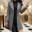 Bianchi - Slim Fit Long Sleeve Coat