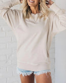 VIOLA - Ribbed Sweater with Pockets