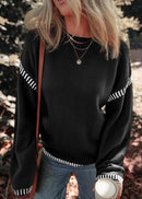Marisa - Chic Contrast Sweater