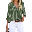 Maddie - Striped Button-Up Shirt