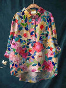 Lila - Elegant Floral Blouse
