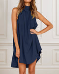 Gyneth - Stylish Halter Neck Dress