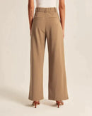 Tailored Wide-Leg Pants
