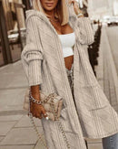 Jelone - Extended Length Hooded Cardigan