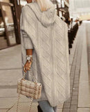 Jelone - Extended Length Hooded Cardigan
